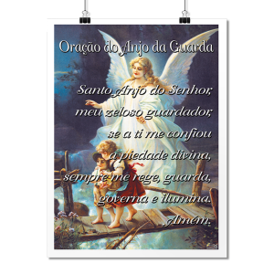 P-044 - Pôster Pequeno - Anjo da Guarda