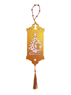 EPN-002 - Enfeite de Porta Natal - Boas Festas