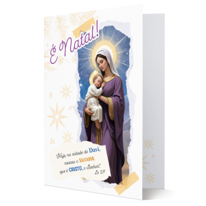 MB-004 - Cartão - É natal! MB-004 - Cartão - É natal!