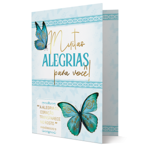 M-052 - Cartão Feliz aniversário!