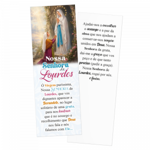MP-042 - Marca Página - Nossa Senhora de Lourdes - 50 unidades