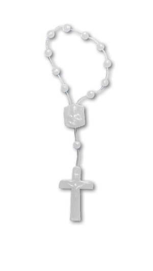 DE-037 - Dezena Plástico Branco 13cm DE-037 - Dezena Plástico Branco 13cm