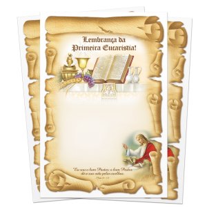 LS-064 - Lembrança de Eucaristia - Sem texto LS-064 - Lembrança de Eucaristia - Sem texto