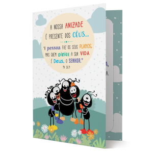 CBM-004 - Cartão Smilinguido Amizade CBM-004 - Cartão Smilinguido Amizade