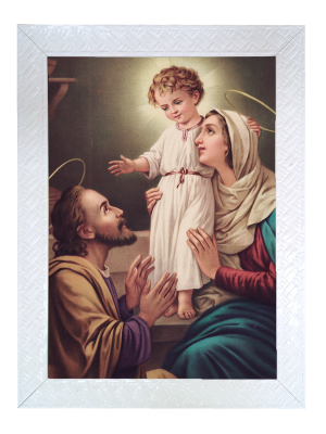 QTM-009 - Quadro de tecido M - Sagrada Família