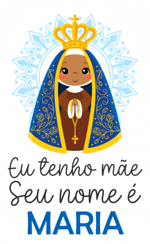 AT-042 - Adesivo Nossa Senhora Aparecida Médio - 1 unidade