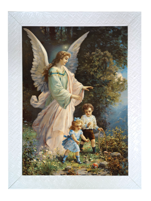 QTM-010 - Quadro de tecido M - Santo Anjo