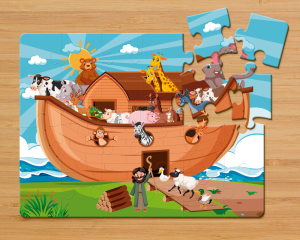JB-002 - Quebra Cabeça Arca de Noé