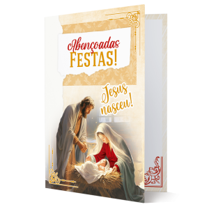 MB-219 - Cartão Abençoadas Festas!
