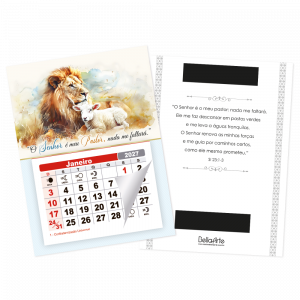 PCL-013 - Calendário Postal c/ refil e imã O Senhor...