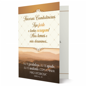 M-317 - Cartão de Condolências