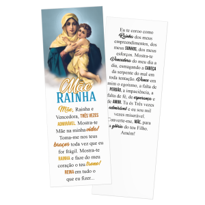 MP-022 - Marca Página - Mãe Rainha - 50 unidades