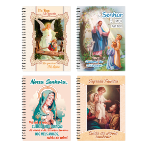 KCPC-001 - Kit Caderno de catequese de capa flexível sortido - 10 unidades KCPC-001 - Kit Caderno de catequese de capa flexível sortido - 10 unidades
