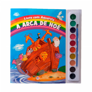LIV-014 - Livro com Aquarela A Arca de Noé Capa brochura LIV-014 - Livro com Aquarela A Arca de Noé Capa brochura