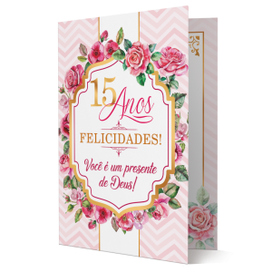 M-057 - Cartão Aniversário de 15 anos