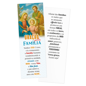 MP-055 - Marca Página - Oração pela Família - 50 unidades