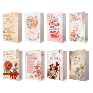 RFMA-001 - Refil Cartão M -  Mães - 16 cartões
