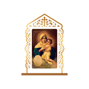 OM-024 - Oratório de mesa Mãe Rainha