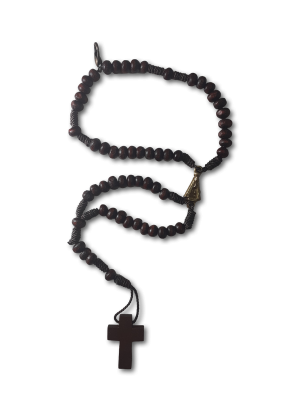 T-044 - Terço de Braço Aparecida com intermeio - 4mm