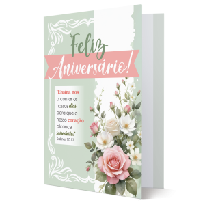 M-027 - Cartão Feliz Aniversário!