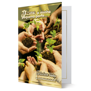 D-027 - Cartão Dizimista, Uma mensagem para você...