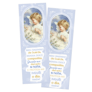 MP-107 - Marca Página - Oração Anjinho da Guarda