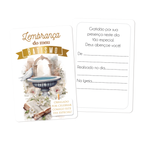 RE-001 - Recordação do meu Batismo RE-001 - Recordação do meu Batismo