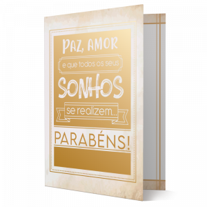 M-020 - Cartão de Formatura