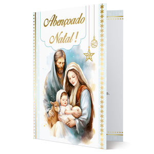 MB-022 - Cartão Abençoado Natal! MB-022 - Cartão Abençoado Natal!