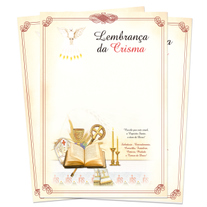 LS-021 - Lembrança de Crisma - Sem texto