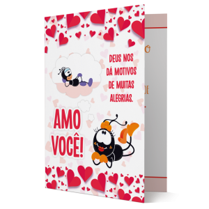 CBPD-002 - Cartão Smilinguido Amo Você CBPD-002 - Cartão Smilinguido Amo Você