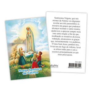 SO-003 - Santinho Nossa Senhora de Fátima