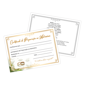 CEP-027 - Certificado Preparação ao Matrimônio CEP-027 - Certificado Preparação ao Matrimônio