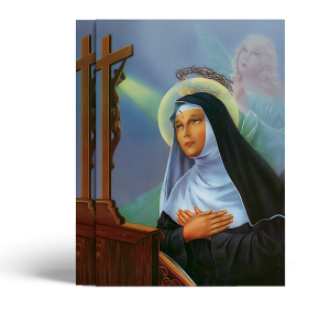 PA4-013 - Pôster Santa Rita de Cássia - 10 unidades