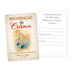RE-024 - Recordação da Minha Crisma RE-024 - Recordação da Minha Crisma