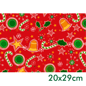 SPN-005 - Saco de Presente - Natal Alegria - 50 unidades