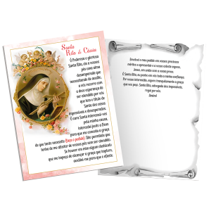 PR-065 - Postal Oração Santa Rita de Cássia PR-065 - Postal Oração Santa Rita de Cássia