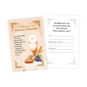 LP-010 - Lembrancinha de Eucaristia  - 100 unidades