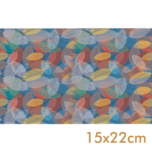 SP-018 - Saco de Presente - 15x22cm -  Outono - transparente - 50 unidades