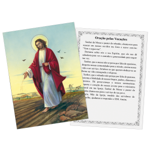 PS-002 - Postal Jesus Semeador - Oração pelas Vocações PS-002 - Postal Jesus Semeador - Oração pelas Vocações