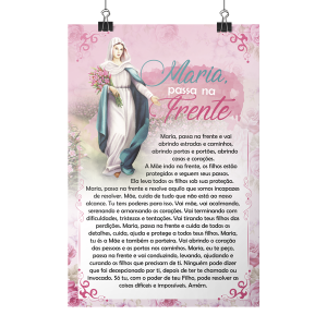 P-054 - Pôster Pequeno - Maria Passa na Frente