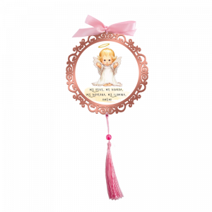 AC-003 - Adorno Carinhoso de Anjo Rosa AC-003 - Adorno Carinhoso de Anjo Rosa