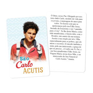 SA-028 - Santinho São Carlo Acutis