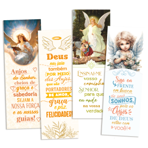 KMP-076 - Kit Marca Página - Anjos - 180 unidades