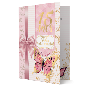 M-499 - Cartão Aniversário de 15 anos