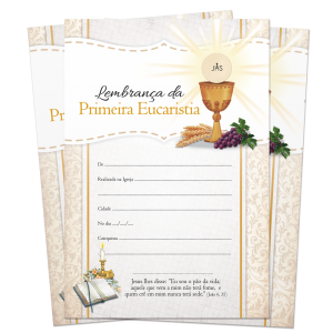 LB-053 - Lembrança de Primeira Eucaristia