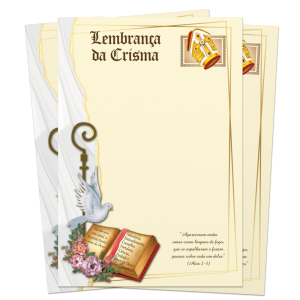 LS-038 - Lembrança de Crisma - Sem texto