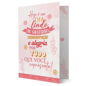 M-058 - Cartão Feliz Aniversário.