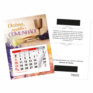 PCL-005 - Calendário Postal com imã, para Dizimistas