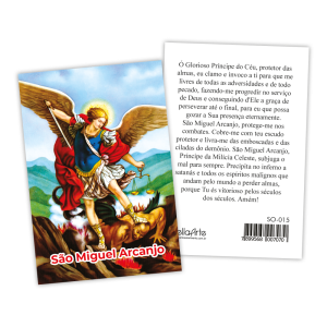 SO-015 - Santinho São Miguel Arcanjo SO-015 - Santinho São Miguel Arcanjo